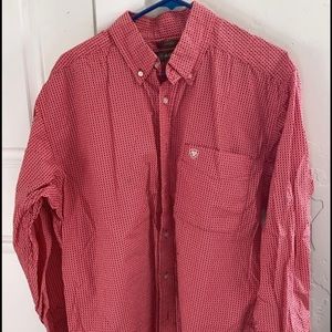 Ariat Fitted Button Up Western Shirt (XL)